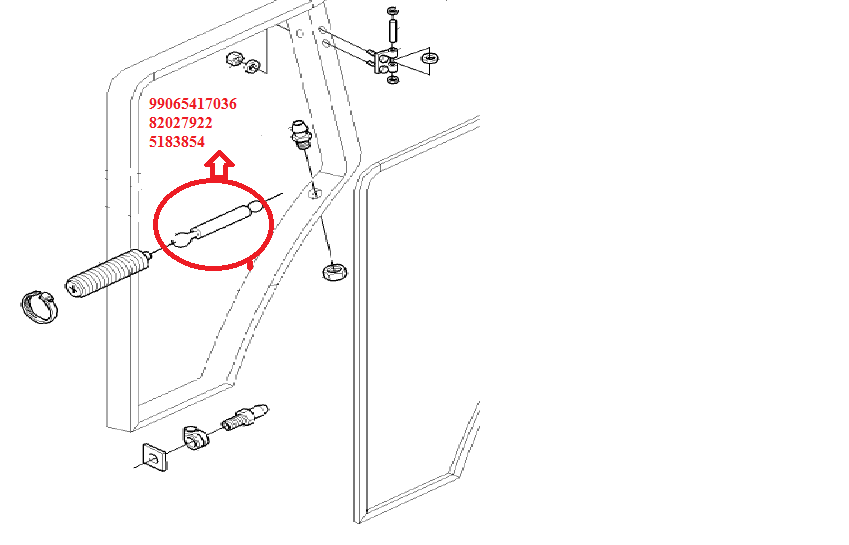 TsTrade Molla A Gas Per Portellone – Ammortizzatore Per Skoda Superb (2001-08) E VW Passat (2000-05), Ricambio 3B5827550E